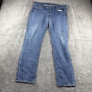 Levis Skinny Jeans Womens 32 Blue Denim‎ Slight Curve Stretch Classic Fit